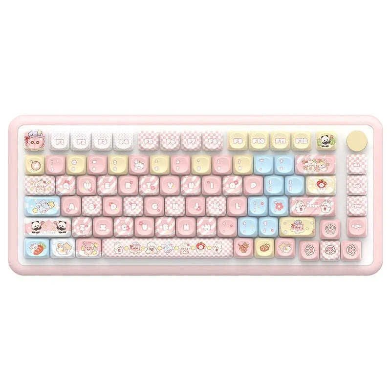 Clip Doll Original Cute Fit mechanical keyboard key cap set with dye-sublimation print