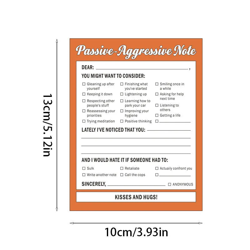 Musical Notes Table Paper Form Card HB-03 in colour print, measuring 13x10 cm.