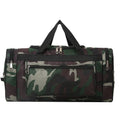 Camouflage waterproof luggage backpack with striped pattern, under 20L capacity for travel