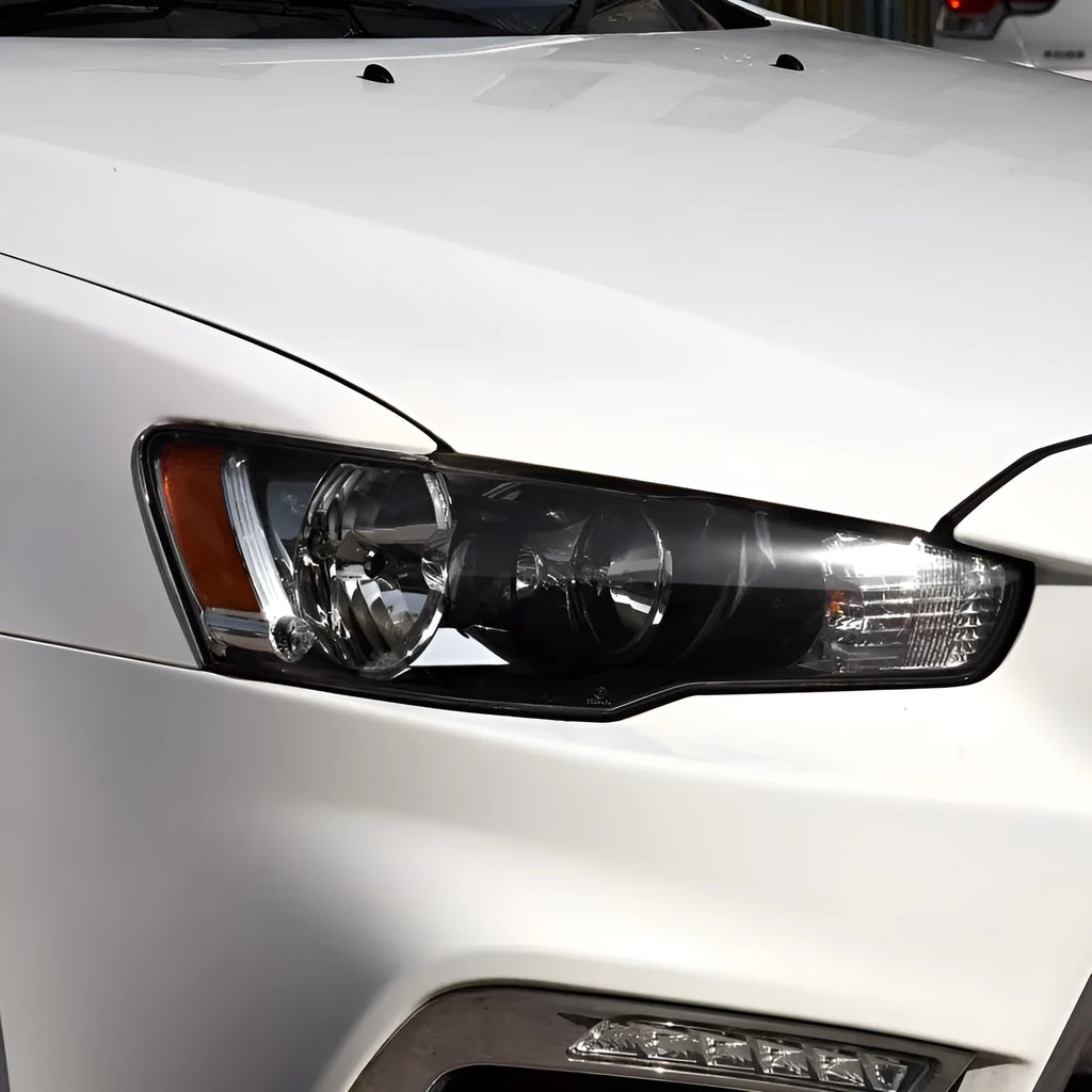Transparent plastic headlight housing cover with 50mm×30mm×20mm dimensions for vehicle lamp replacement